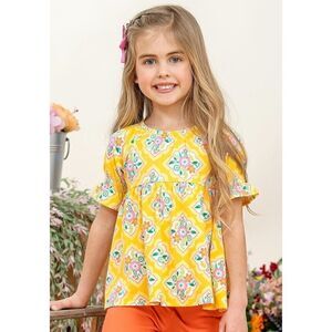 girls MATILDA JANE Lets go together  Sunny Side Top size 10 years